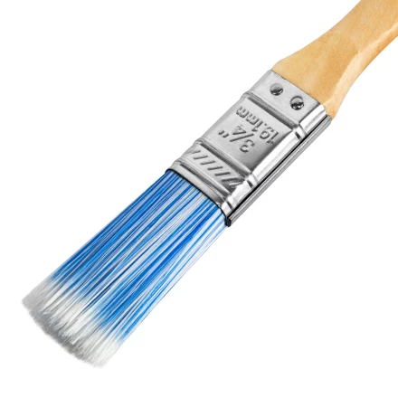 Кисть плоская "Евро" 3/4", искусственная щетина, деревянная ручка MTX 83068 купить в Губкинске