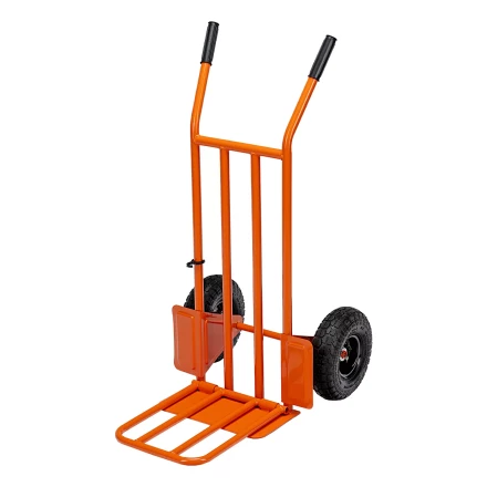 Тележка ручная 2-х колесная Сибртех 69301, облегченная, г/п 150кг, откидная платформа 430х355мм купить в Губкинске