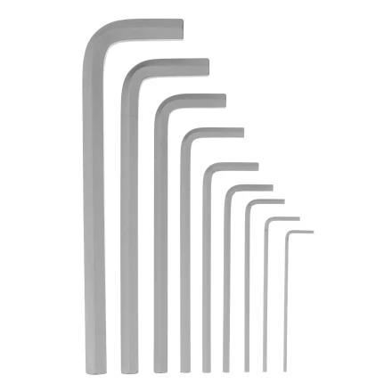 Набор ключей имбусовых, HEX, 2-12 мм, CrV, 9 шт., удлиненные Сибртех 123697 купить в Губкинске