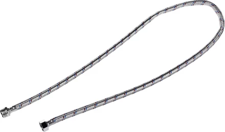Подводка гибкая ЗУБР для воды, оплетка из нержавеющей стали, г/ш 1/2&quot; - 1,2м 51005-G/S-120 купить в Губкинске