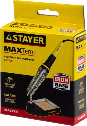 Подставка для паяльников STAYER &quot;MASTER&quot;, литая 55319 купить в Губкинске