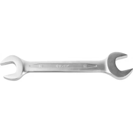 Ключ ЗУБР &quot;ПРОФИ&quot; гаечный рожковый, Cr-V сталь, хромированный, 30х32мм 27027-30-32 купить в Губкинске