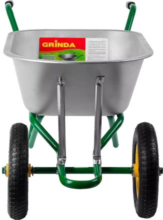 Тачка GRINDA садово-строительная двухколесная, 90 л, грузоподъемность 180 кг 422397_z01 купить в Губкинске