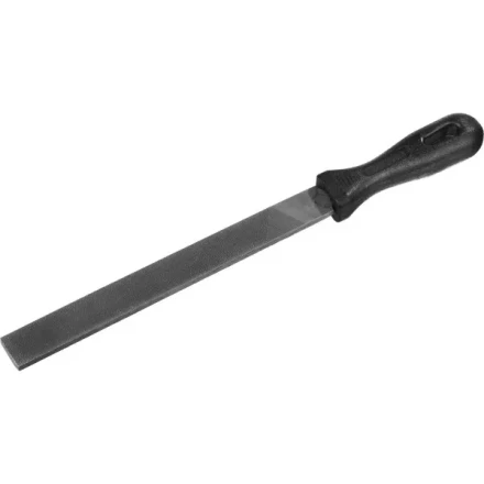 Напильник СИБИН плоский с пластиковой рукояткой, 200мм 16701-20 купить в Губкинске