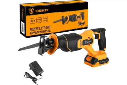 Пила сабельная аккумуляторная DEKO DKRS20, 063-4206 купить в Губкинске