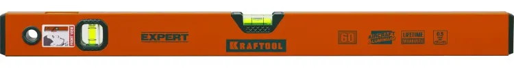 Уровень коробчатый, KRAFTOOL 34710-060, 2 ампулы, 0,5 мм/м, 600мм 34710-060_z01 купить в Губкинске