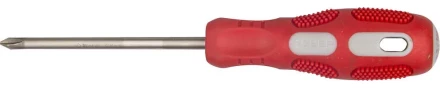 Отвертка ЗУБР &quot;ПРОФИ&quot; хромованадиевая сталь, двухкомпонентная рукоятка, магнит наконечник, PH2x100мм 25232-2-100_z01 купить в Губкинске