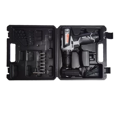 Аккумуляторная дрель-шуруповерт со съемным патроном ИНТЕРСКОЛ ДА-12ЭР-02 КОМБИ Li-ion (2 х 1,5Ач) купить в Губкинске