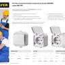 Блок STAYER "MASTER" "MAXIMA" розетка одноместная с заземлением и защитной крышкой, IP54, 16А, 220В, и выключатель двухклавишный, IP54, 10А, 220В 54313-W купить в Губкинске