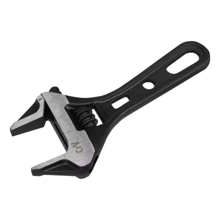 Ключ разводной 115 мм Denzel, CrV, кованый, укороченная рукоятка 15751 купить в Губкинске