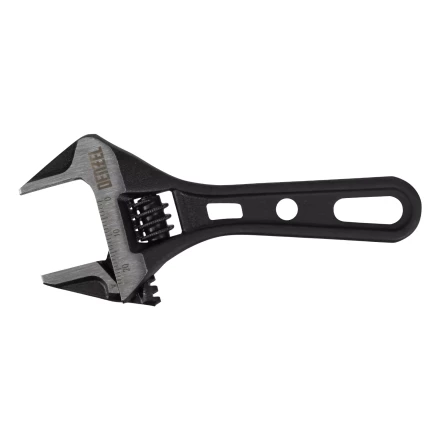 Ключ разводной 115 мм Denzel, CrV, кованый, укороченная рукоятка 15751 купить в Губкинске