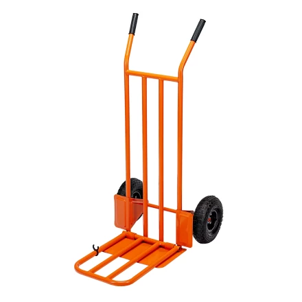 Тележка ручная 2-х колесная Сибртех 69302, усиленная, г/п 250кг, откидная платформа 530х400мм купить в Губкинске