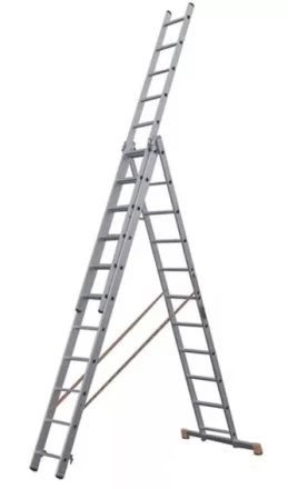 Лестница 3-х секционная алюминиевая 3*11 1013308 купить в Губкинске