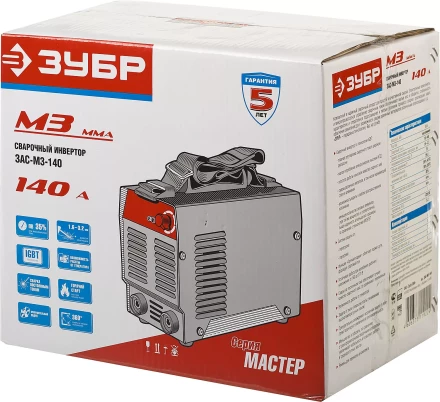 Сварочный инвертор ММА ЗАС-М3-140 серия МАСТЕР купить в Губкинске