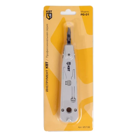 Инструмент КВТ PD-01 для заделки витой пары в кросс-панель (85736) купить в Губкинске