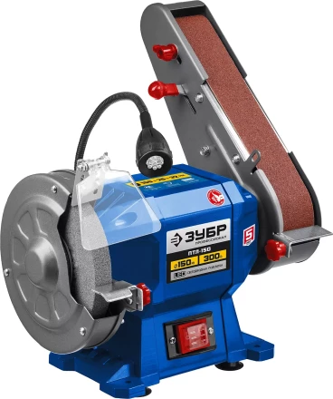 ЗУБР d 150, 50x686 мм лента, 300 Вт, заточной станок с шлифовальной лентой, Профессионал (ПТЛ-150) купить в Губкинске