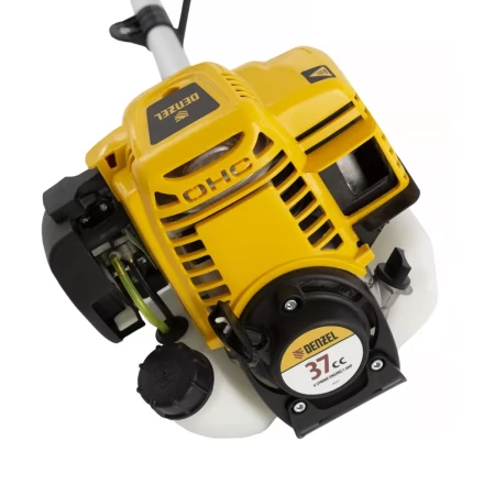 Триммер бензиновый DTL-37-4T, 4-тактный, 37 см3, неразъемная штанга, состоит из 2 частей Denzel 96267 купить в Губкинске