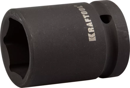 Торцовая головка KRAFTOOL &quot;INDUSTRIE QUALITAT&quot; ударная (3/4&quot;), FLANK, Cr-Mo, фосфатированная, 24 мм 27945-24_z01 купить в Губкинске