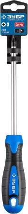 Отвертка ЗУБР &quot;МАСТЕР&quot;, хром-ванадиевая сталь, эргономичная двухкомпонентная рукоятка, PH № 2-150мм 25232-2-15 купить в Губкинске