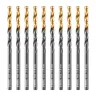 Сверло по металлу, 3,8 мм, HSS-Tin, Golden Tip, 10 шт. Denzel 717208 купить в Губкинске