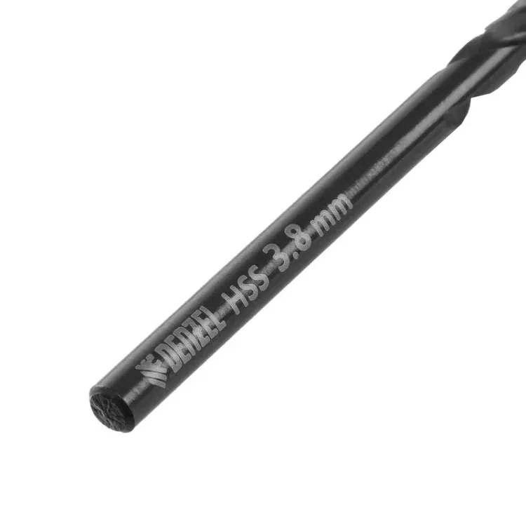 Сверло по металлу, 3,8 мм, HSS-Tin, Golden Tip, 10 шт. Denzel 717208 купить в Губкинске