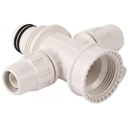 Коллектор ЗУБР &quot;ШиреФит&quot; сборный крестовой &quot;внутренняя резьба - штуцер с гайкой - штуцер с гайкой&quot;, 26мм х 16мм 51518-26-16-26 купить в Губкинске