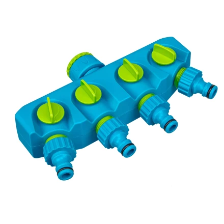 Разветвитель четырехканальный, пластиковый Palisad Luxe 65787 купить в Губкинске