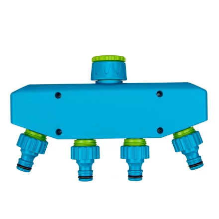 Разветвитель четырехканальный, пластиковый Palisad Luxe 65787 купить в Губкинске