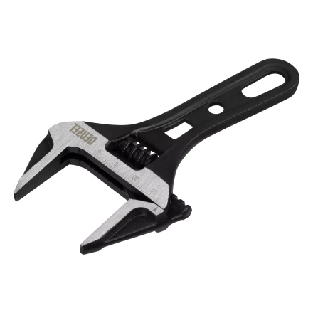 Ключ разводной Denzel 135 мм, CrV, кованый, укороченная рукоятка 15752 купить в Губкинске