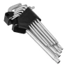 Набор ключей имбусовых Torx-Tempered, TT10-50, CrV, 9 шт., удлиненные Сибртех 123717 купить в Губкинске