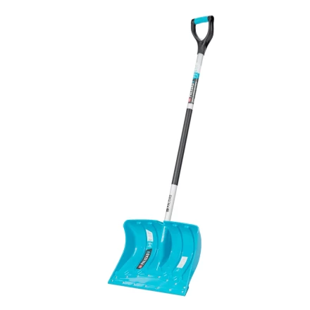 Лопата-скрепер для уборки снега Palisad 61797, полипропилен, 460х320х1300 мм, алюминиевый черенок, ПВХ, LUXE купить в Губкинске