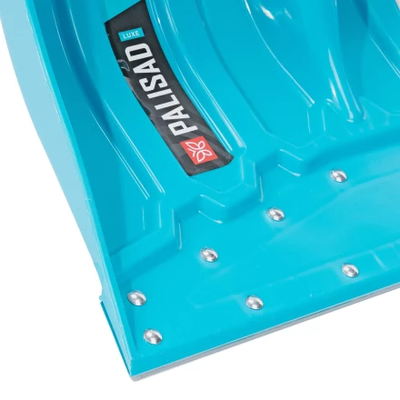 Лопата-скрепер для уборки снега Palisad 61797, полипропилен, 460х320х1300 мм, алюминиевый черенок, ПВХ, LUXE купить в Губкинске