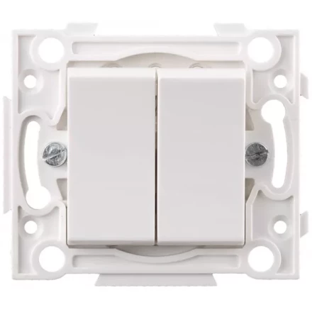 Выключатель СВЕТОЗАР двойной SV-55230-2 купить в Губкинске