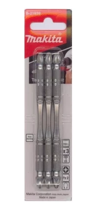 Биты Makita PZ2 110мм 3шт, 2-х сторонние (B-21939) купить в Губкинске