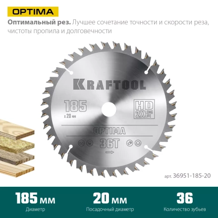 Диск пильный OPTIMA, повышенный ресурс 36951-185-20 купить в Губкинске