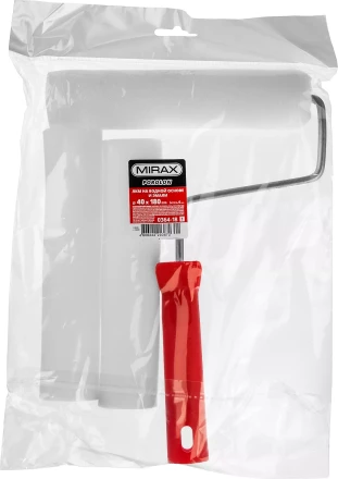 Валик &quot;ПОРОЛОН&quot; в наборе: 3 шубки + ручка, 180 мм, d=40 мм, MIRAX 0364-18_z01 купить в Губкинске