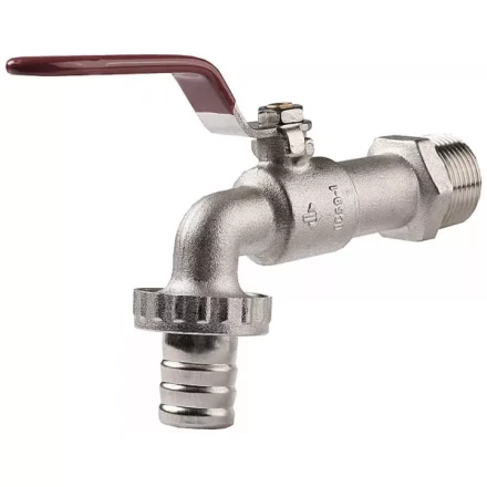 Кран ЗУБР шаровой водоразборный, латунный с никелированным покрытием, 3/4&quot;-3/4&quot; 51216-3/4-3/4 купить в Губкинске