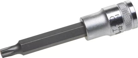 Торцовая бита-головка KRAFTOOL &quot;INDUSTRIE QUALITAT&quot;, удлиненная, материал S2, TORX, сатинированная, 1/2&quot;, Т40 27906-40_z01 купить в Губкинске