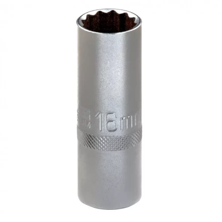 Головка торцевая свечная Stels шестигранная 16 мм под квадрат 1/2 13634 купить в Губкинске