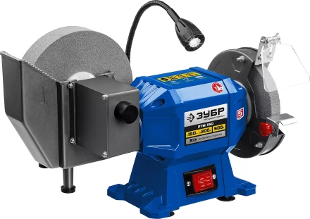 ЗУБР d 150 мм / d 200 мм, 500 Вт, заточной станок для мокрого и суxого шлифования, Профессионал (ПТМ-150) купить в Губкинске