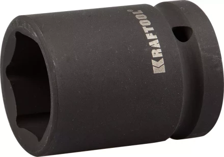 Торцовая головка KRAFTOOL &quot;INDUSTRIE QUALITAT&quot; ударная (3/4&quot;), FLANK, Cr-Mo, фосфатированная, 27 мм 27945-27_z01 купить в Губкинске