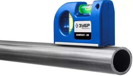 ЗУБР КОМПАКТ - 2М, 85 мм, магнитный компактный уровень, Профессионал (34551) купить в Губкинске