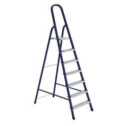 Стремянка 7 ступеней стальная оцинкованные ступени СИБРТЕХ 97847