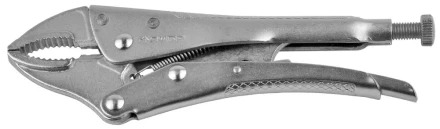 Зажим ЗУБР &quot;ЭКСПЕРТ&quot; ручной,универс,для круглых,профилированных и плоских деталей,губки из кованой Cr-V стали,250мм 22510-25 купить в Губкинске