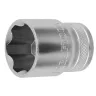 Торцовая головка KRAFTOOL "INDUSTRIE QUALITAT", Cr-V, SUPER-LOCK, хромосатинированная, 1/2", 22 мм 27801-22_z01 купить в Губкинске