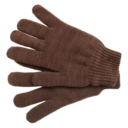 Перчатки трикотажные, двойные, полушерстяные, Россия, Сибртех 68633 купить в Губкинске
