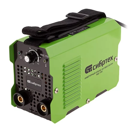 Инверторный аппарат дуговой сварки ИДС-170K, 170 А, ПВ 80%, диаметр электрода 1,6-3,2 мм Сибртех 94393 купить в Губкинске