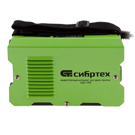 Инверторный аппарат дуговой сварки ИДС-170K, 170 А, ПВ 80%, диаметр электрода 1,6-3,2 мм Сибртех 94393 купить в Губкинске
