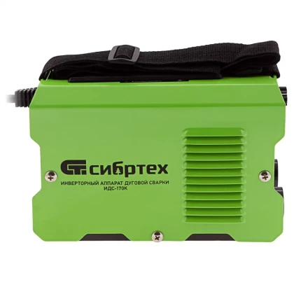Инверторный аппарат дуговой сварки ИДС-170K, 170 А, ПВ 80%, диаметр электрода 1,6-3,2 мм Сибртех 94393 купить в Губкинске