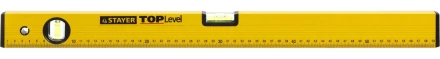 Уровень STAYER &quot;STANDARD&quot; &quot;TOPLevel&quot;, коробчатый, 2 противоударных ампулы, линейка, 60см 3460-060_z03 купить в Губкинске